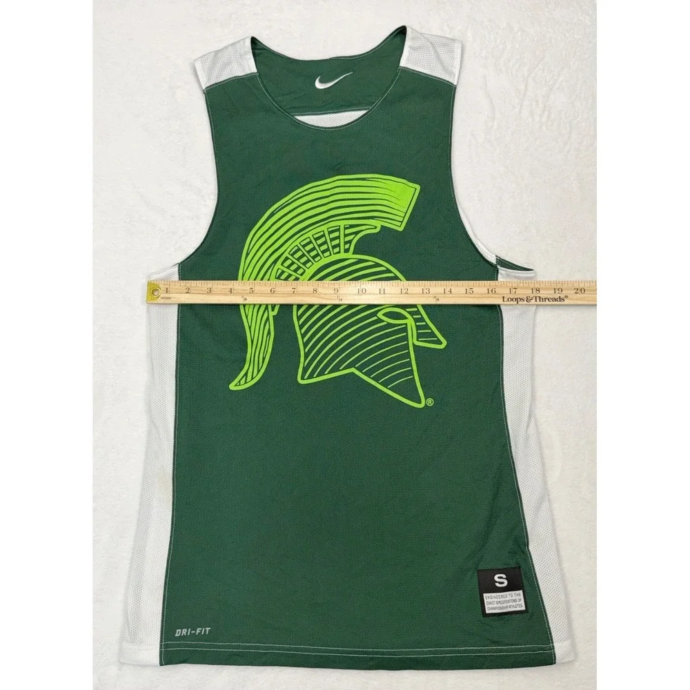 Nike Michigan State Spartans Men's Small Reversible Basketball Jersey - Picture 3 of 8